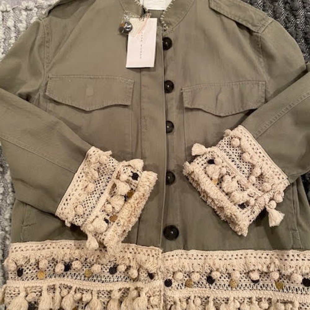 Zara Green Jacket - BRAND NEW W/TAGS